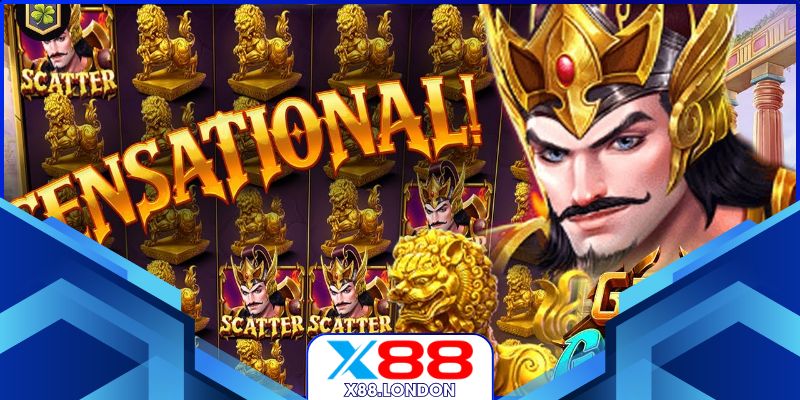 Biểu tượng anh hùng ở Gates of Gatot Kaca uy nghi