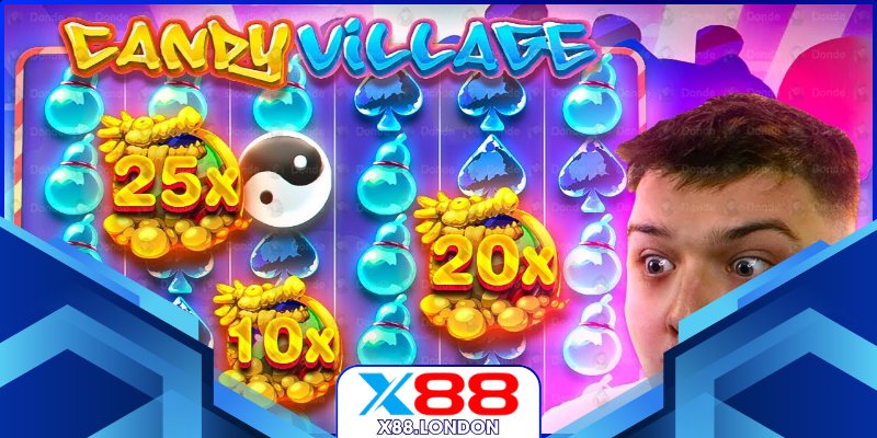 Biểu tượng kẹo lung linh trong vòng quay