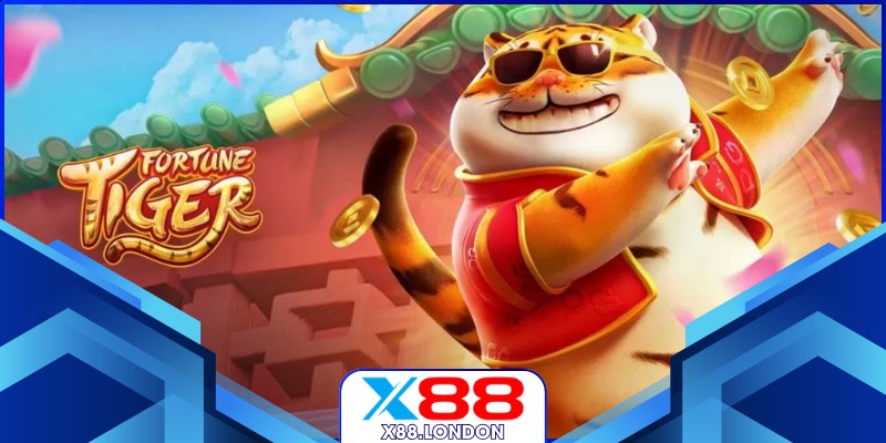 Hổ vàng trong giao diện slot Fortune Tiger